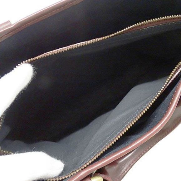 Celine Bag Women's Brand Tote Handbag Suede Leather Boogie Bag Black Bordeaux - Picture 6 of 10